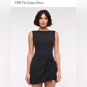 Abercrombie Black XS Petite Exercise Athletic Tennis Dress